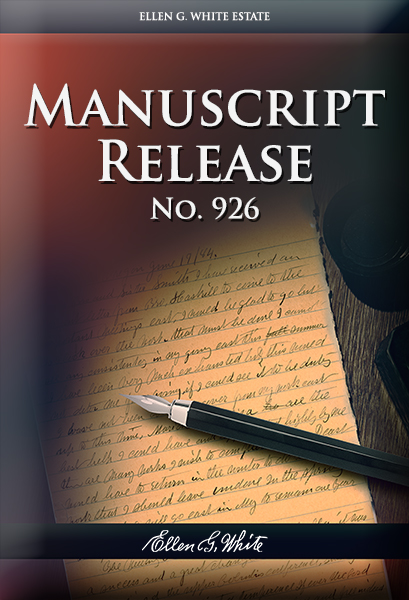 Manuscript Release No. 926